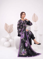 3 Pcs Lawn Unstitched Suit 28