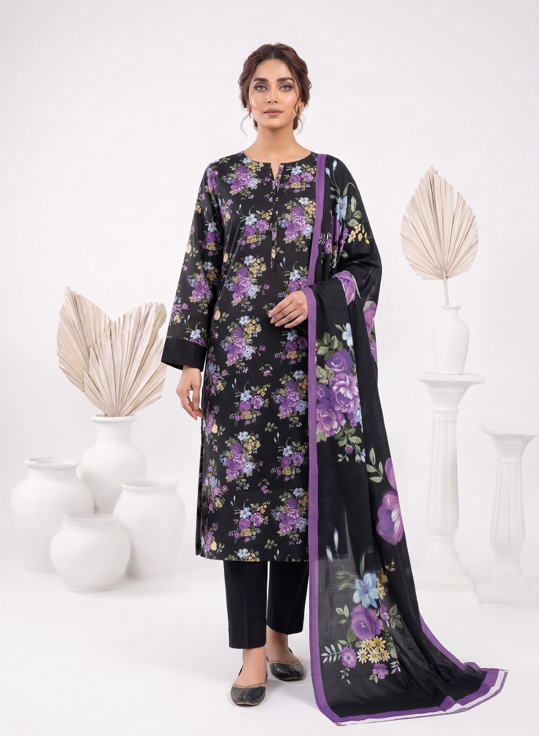 3 Pcs Lawn Unstitched Suit 28