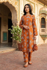 2 Pcs Ladies Suit  Des  129