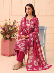 3 Pcs Lawn Unstitched Suit 02