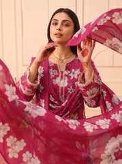 3 Pcs Lawn Unstitched Suit 02