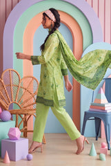 3 Pcs Lawn Unstitched Suit 702