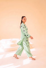 2 PIECE PREMIUM PURE LAWN EMBROIDERED UNSTITCHED SUIT 602