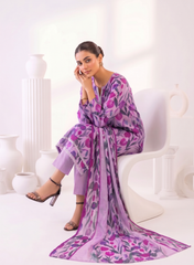 3 Pcs Lawn Unstitched Suit 31