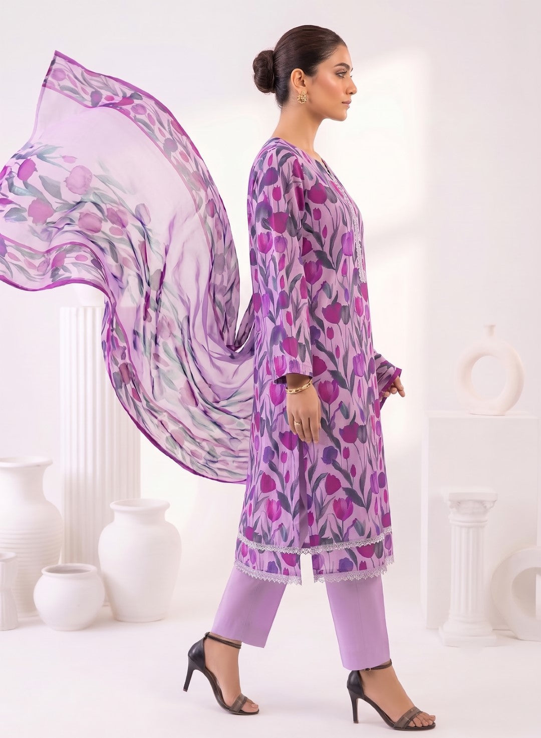 3 Pcs Lawn Unstitched Suit 31