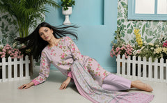 3 Pcs Lawn Unstitched Suit 532