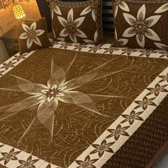 Jacquard Velvet 4-Piece Fancy Bedsheet Set 32