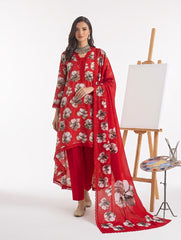 3 Pcs Lawn Unstitched Suit 32