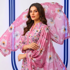 3 Pcs Lawn Unstitched Suit 33