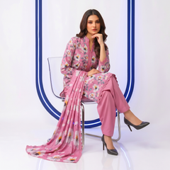 3 Pcs Lawn Unstitched Suit 33