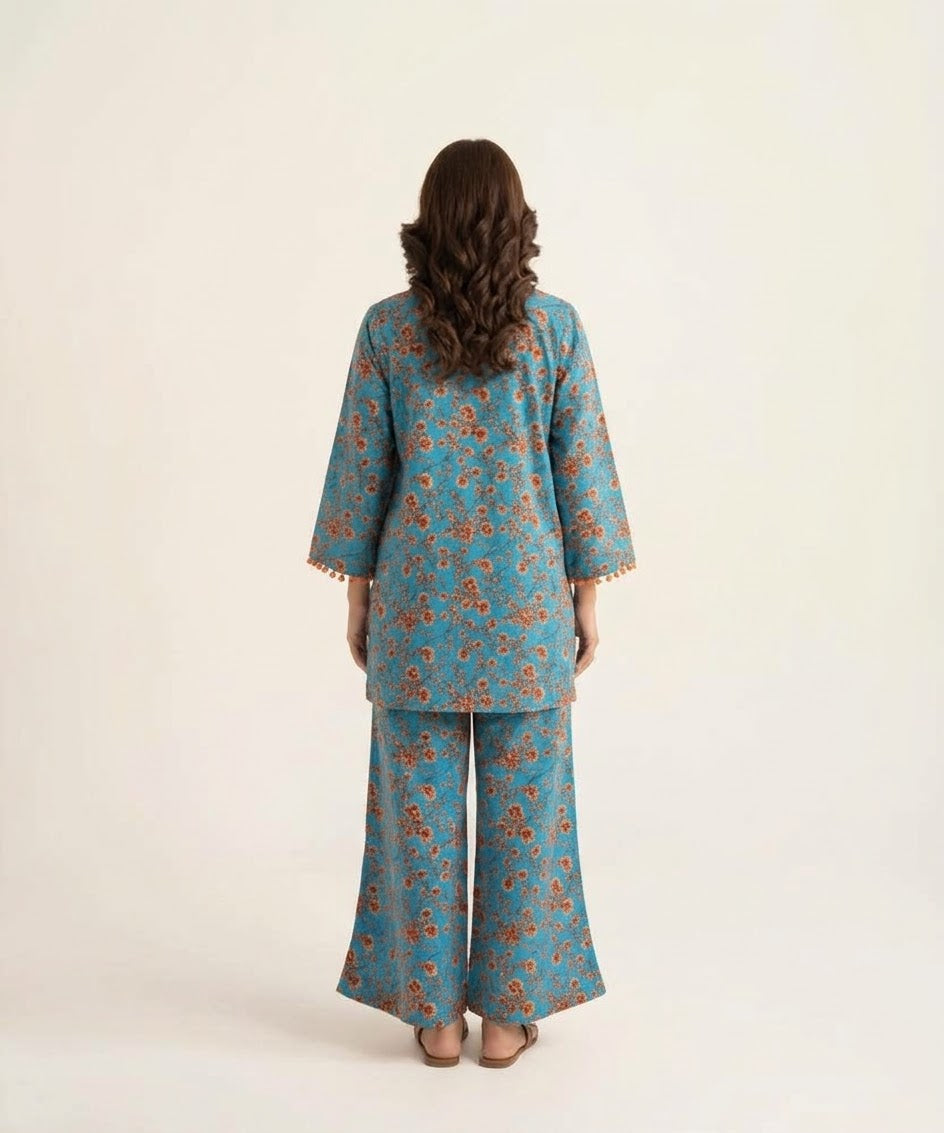 2 Pcs Ladies Suit  Des  33