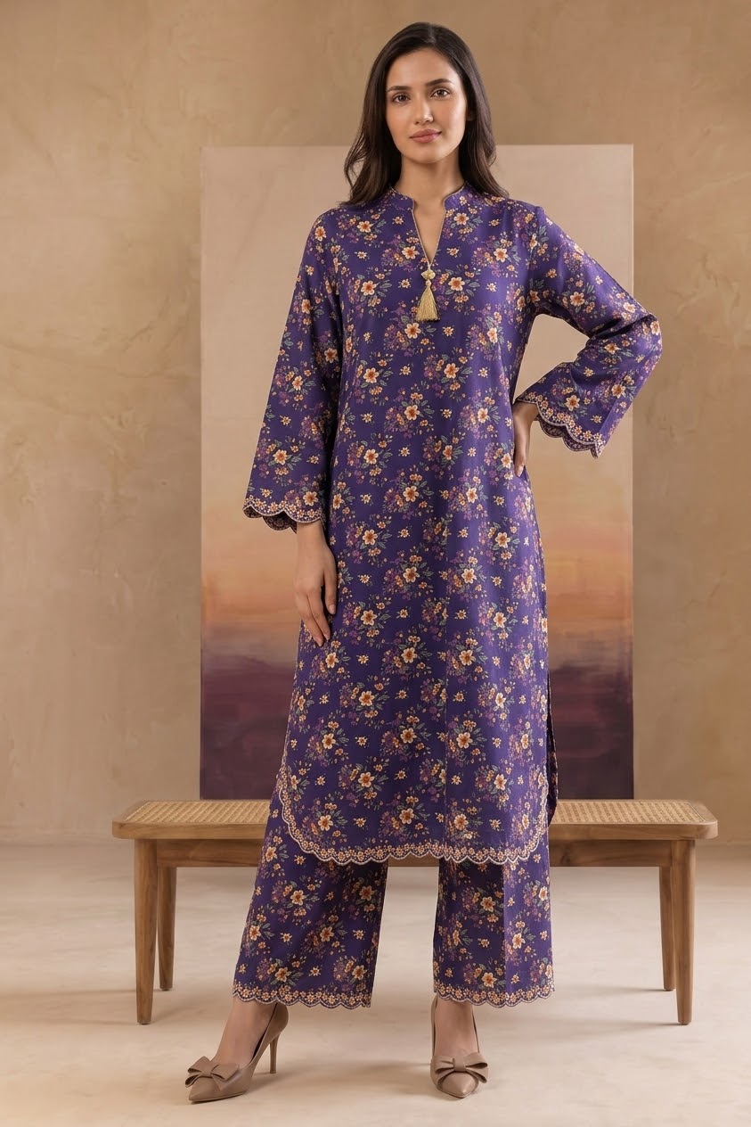 2 Pcs Ladies Suit  Des  34