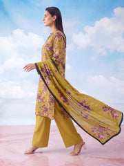3 Pcs Lawn Unstitched Suit 34