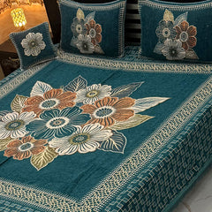 Jacquard Velvet 4-Piece Fancy Bedsheet Set 36