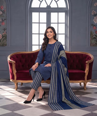 3 Piece Unstitched Khaadi Make Khaddar Suit 23