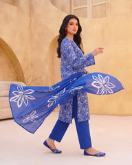 3 Pcs Lawn Unstitched Suit 36