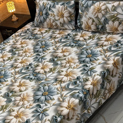 9D Digital Printed King Size Bedsheet 03