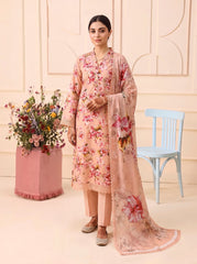 3 Pcs Lawn Unstitched Suit 03