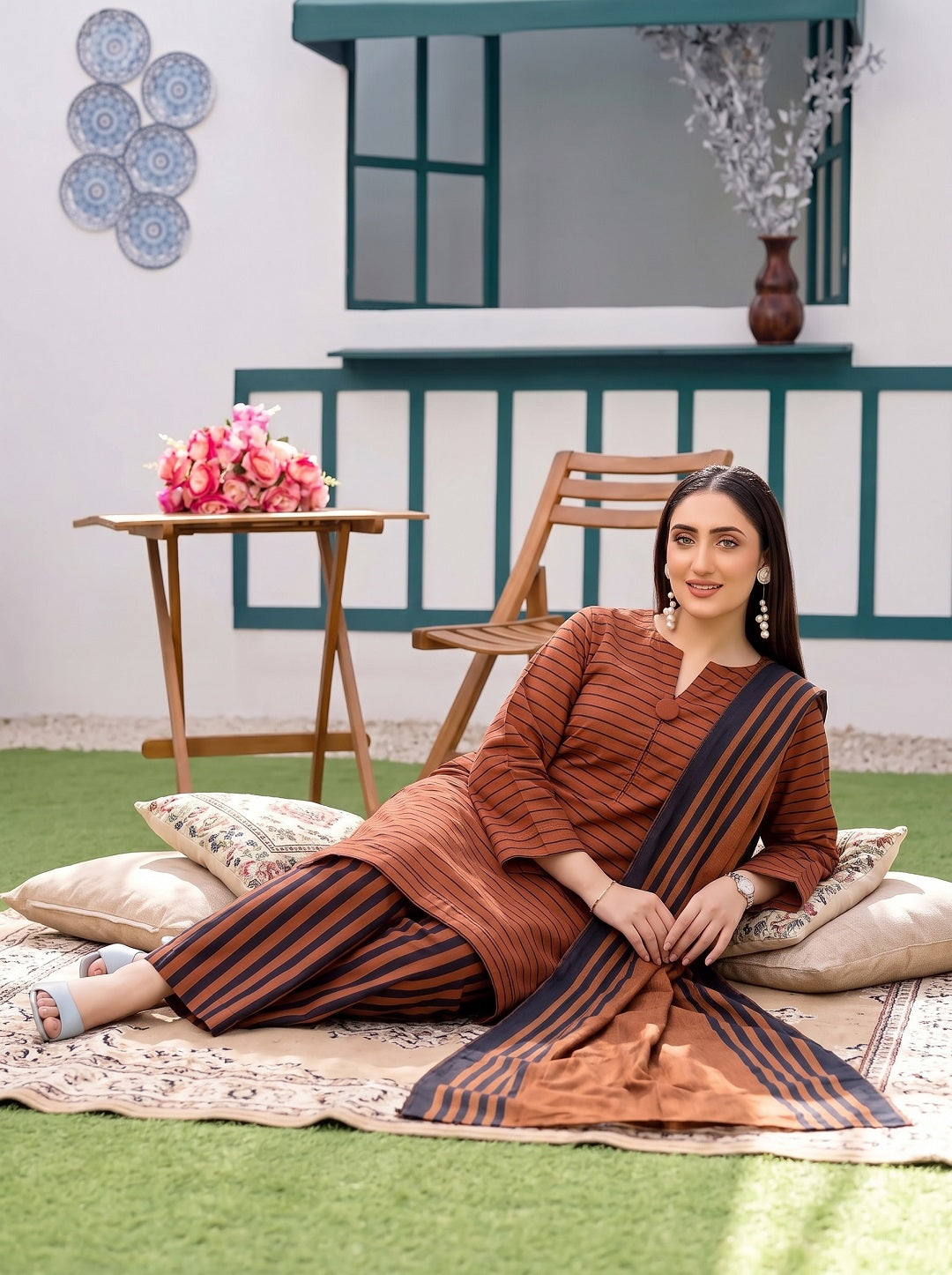 3 Piece Unstitched Khaadi Make Khaddar Suit 25