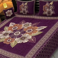 Jacquard Velvet 4-Piece Fancy Bedsheet Set 41