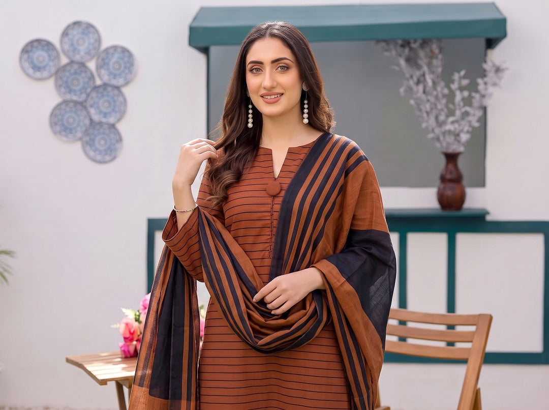 3 Piece Unstitched Khaadi Make Khaddar Suit 25
