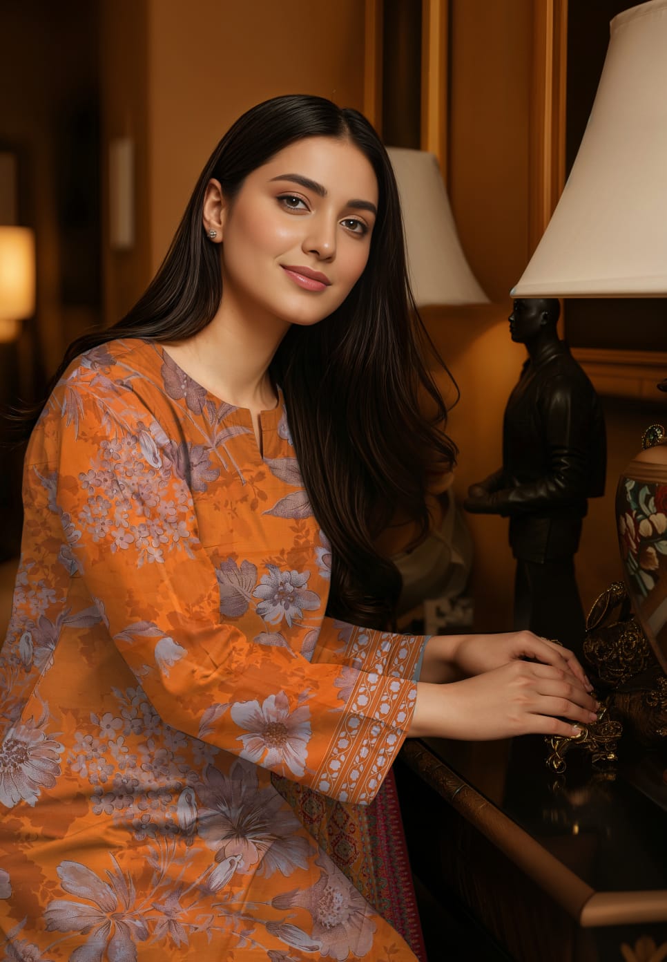3 Pcs Lawn Unstitched Suit 544