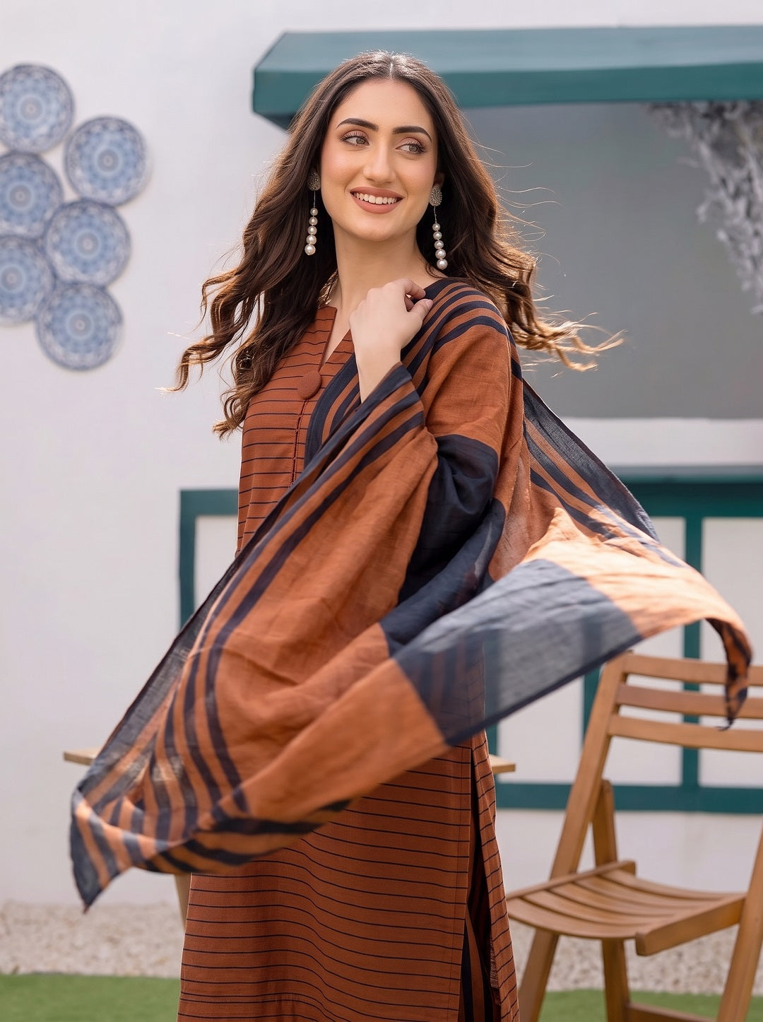 3 Piece Unstitched Khaadi Make Khaddar Suit 30