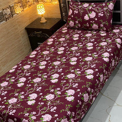 4 Pieces Crystal Cotton Single Pair Bedsheet  SB 545