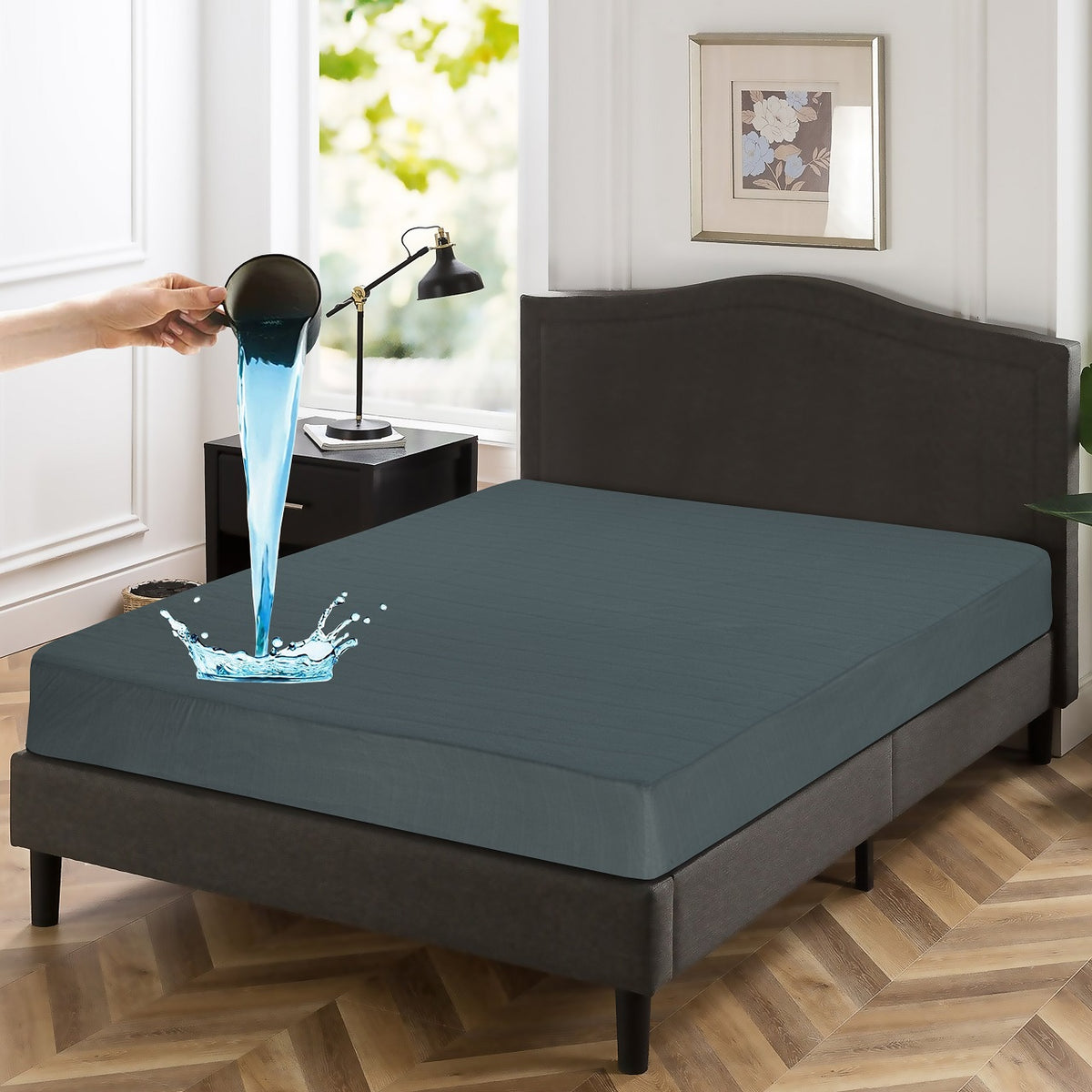 Waterproof Double Fitted Bed Sheet 04