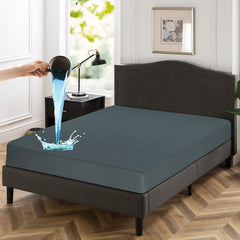 Waterproof Double Fitted Bed Sheet 04