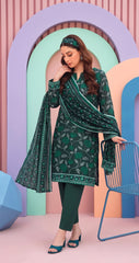 3 Pcs Lawn Unstitched Suit 704