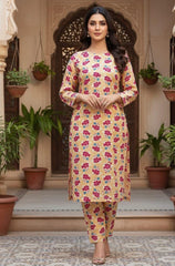 2 Pcs Ladies Suit  Des  104