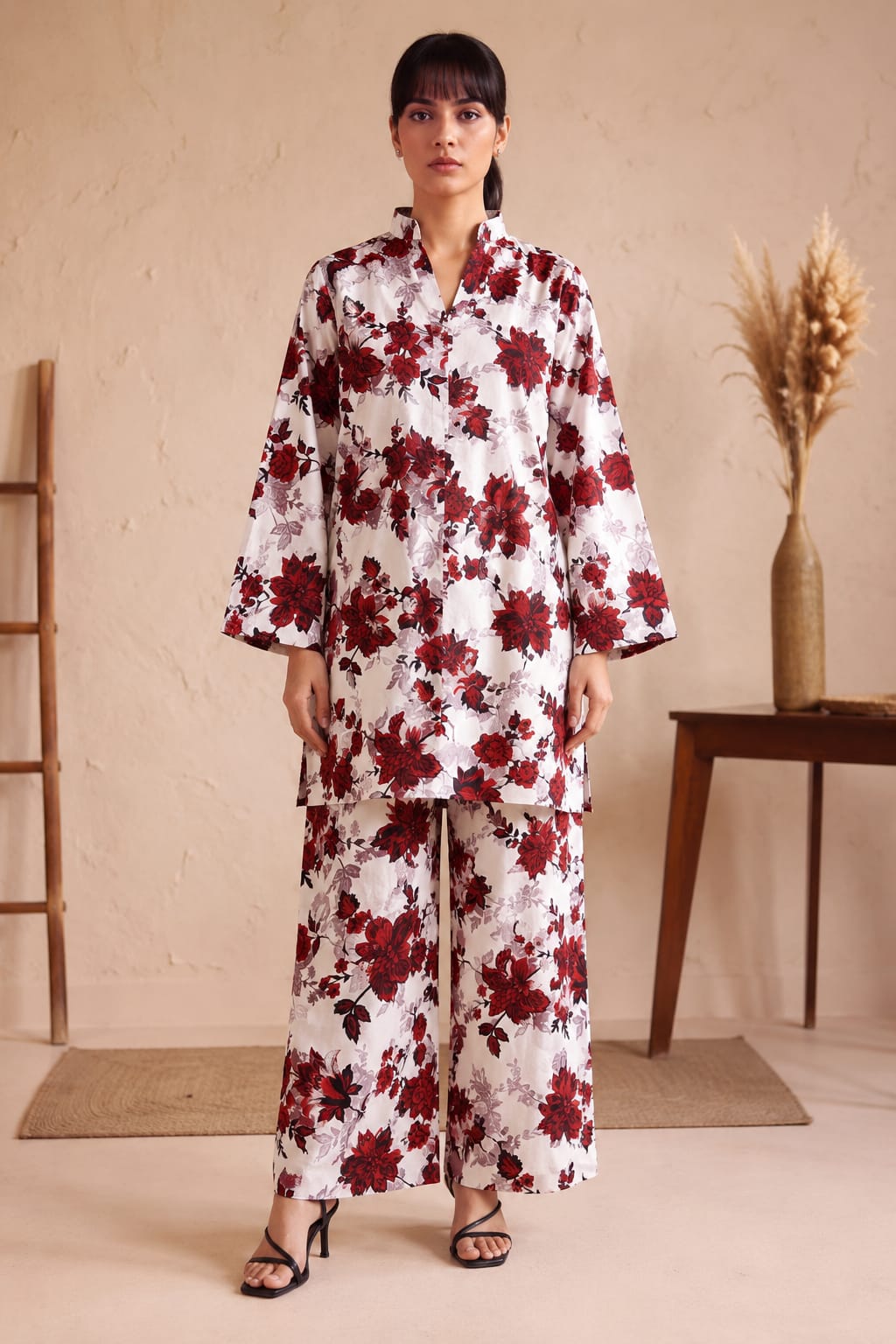 2 Pcs Ladies Suit  Des  04