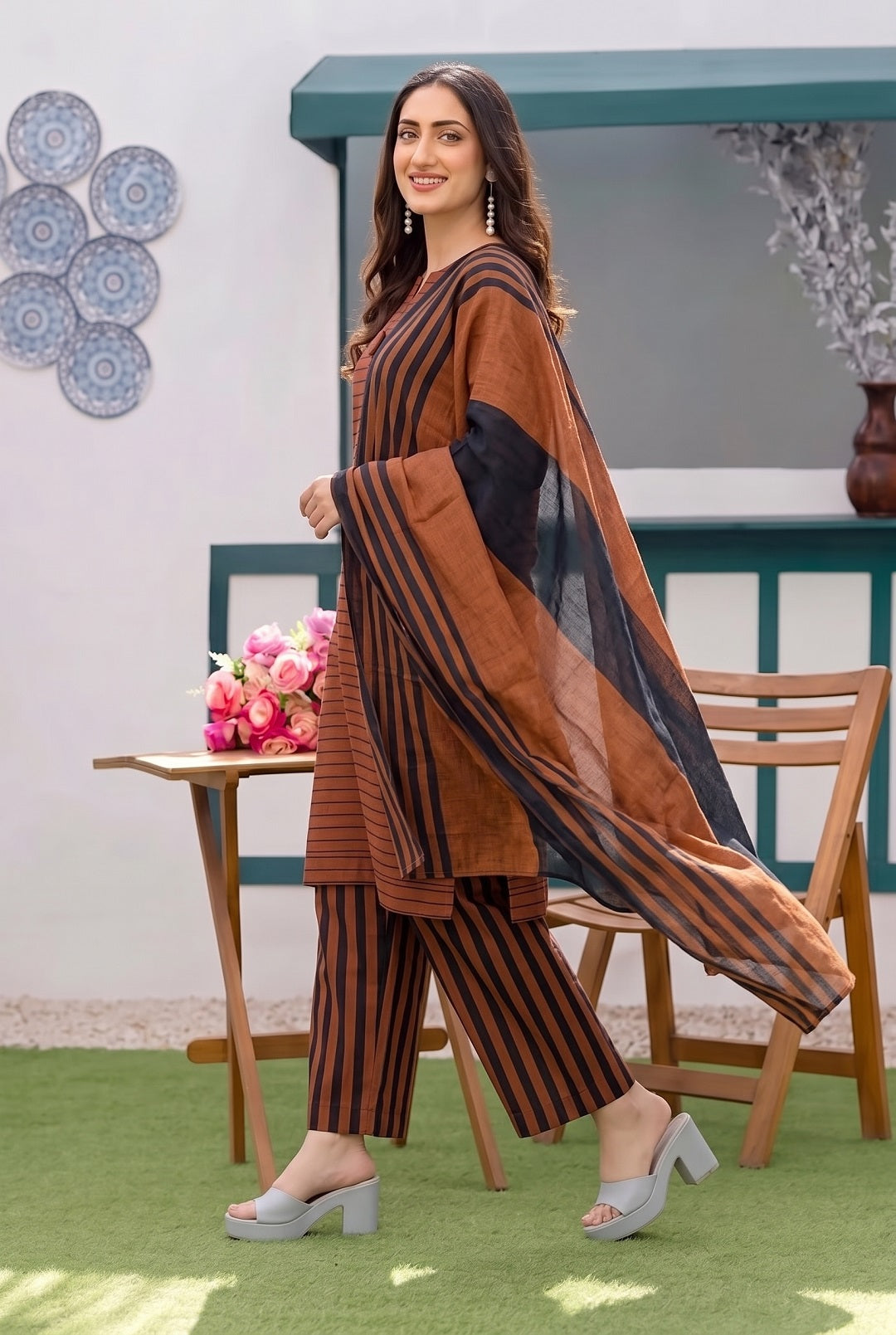 3 Piece Unstitched Khaadi Make Khaddar Suit 27