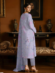 3 Pcs Lawn Unstitched Suit 551