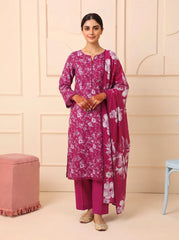3 Pcs Lawn Unstitched Suit 05