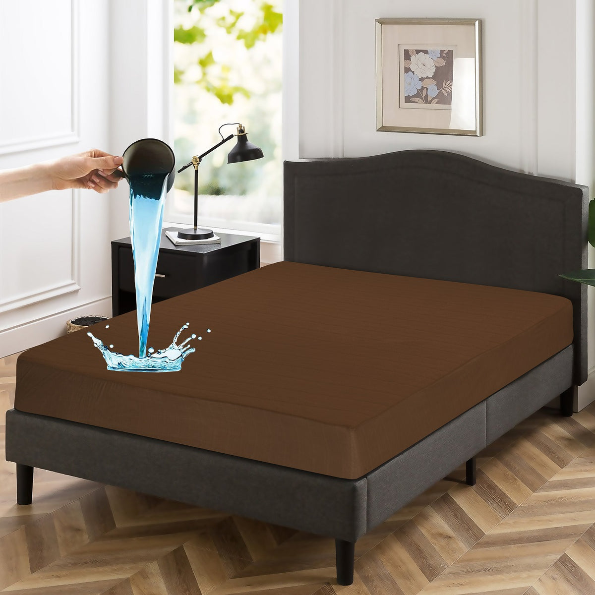 Waterproof Double Fitted Bed Sheet 05