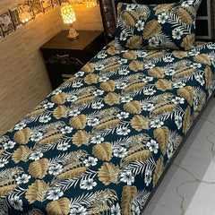 4 Pieces Crystal Cotton Single Pair Bedsheet  SB 561
