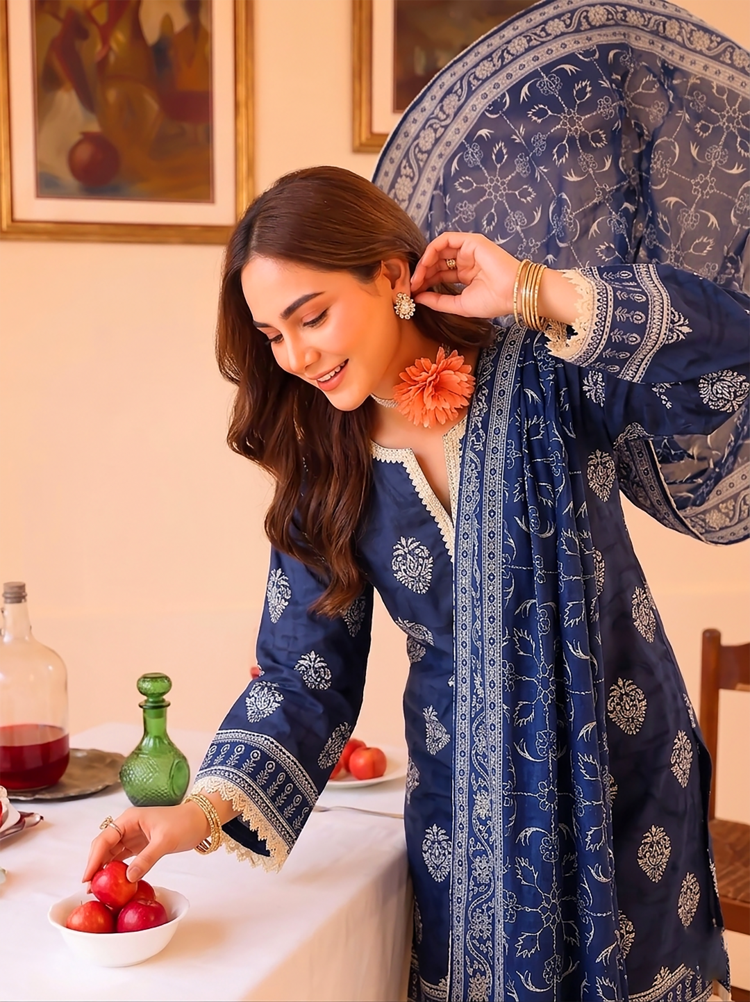 3 Pcs Lawn Unstitched Suit 563