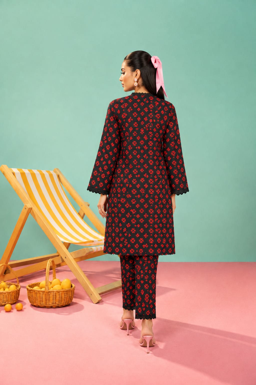 2 Pcs Ladies Suit  Des  48
