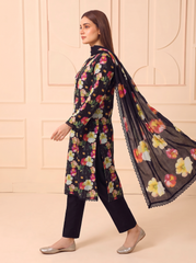 3 Pcs Lawn Unstitched Suit 06