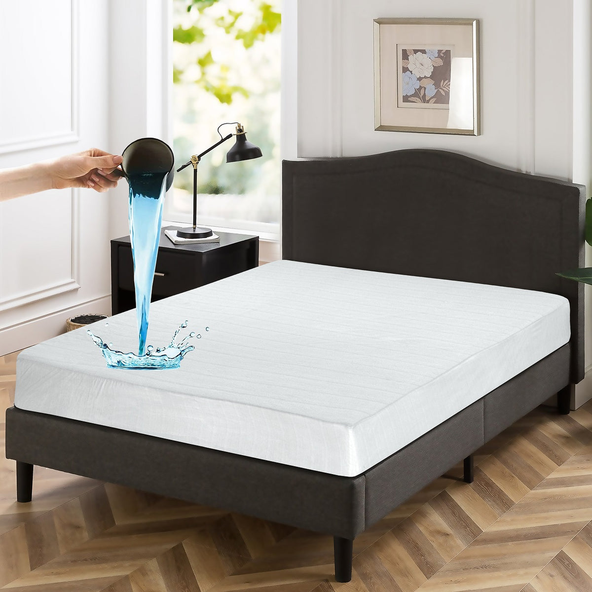 Waterproof Double Fitted Bed Sheet 06
