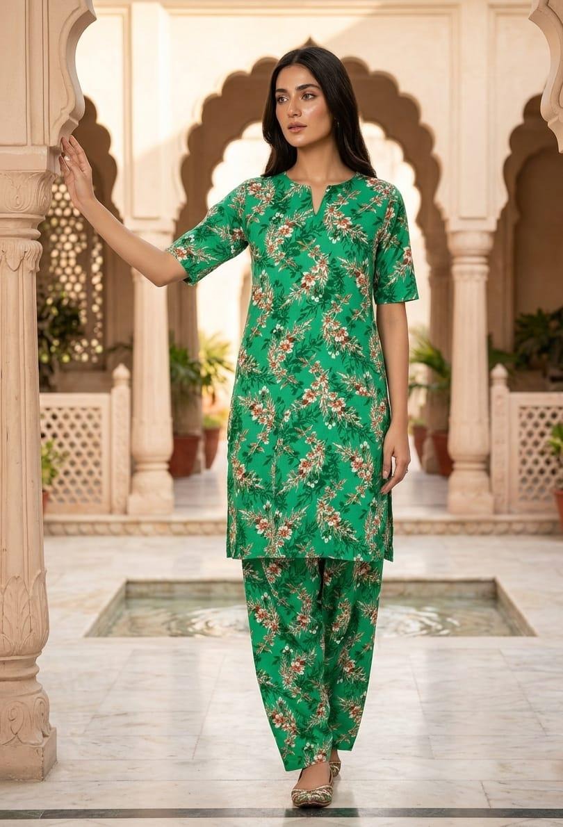 2 Pcs Ladies Suit  Des  173