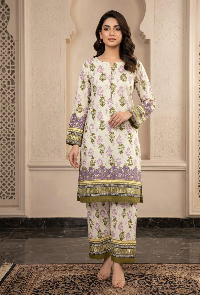2 Pcs Ladies Suit  Des  175