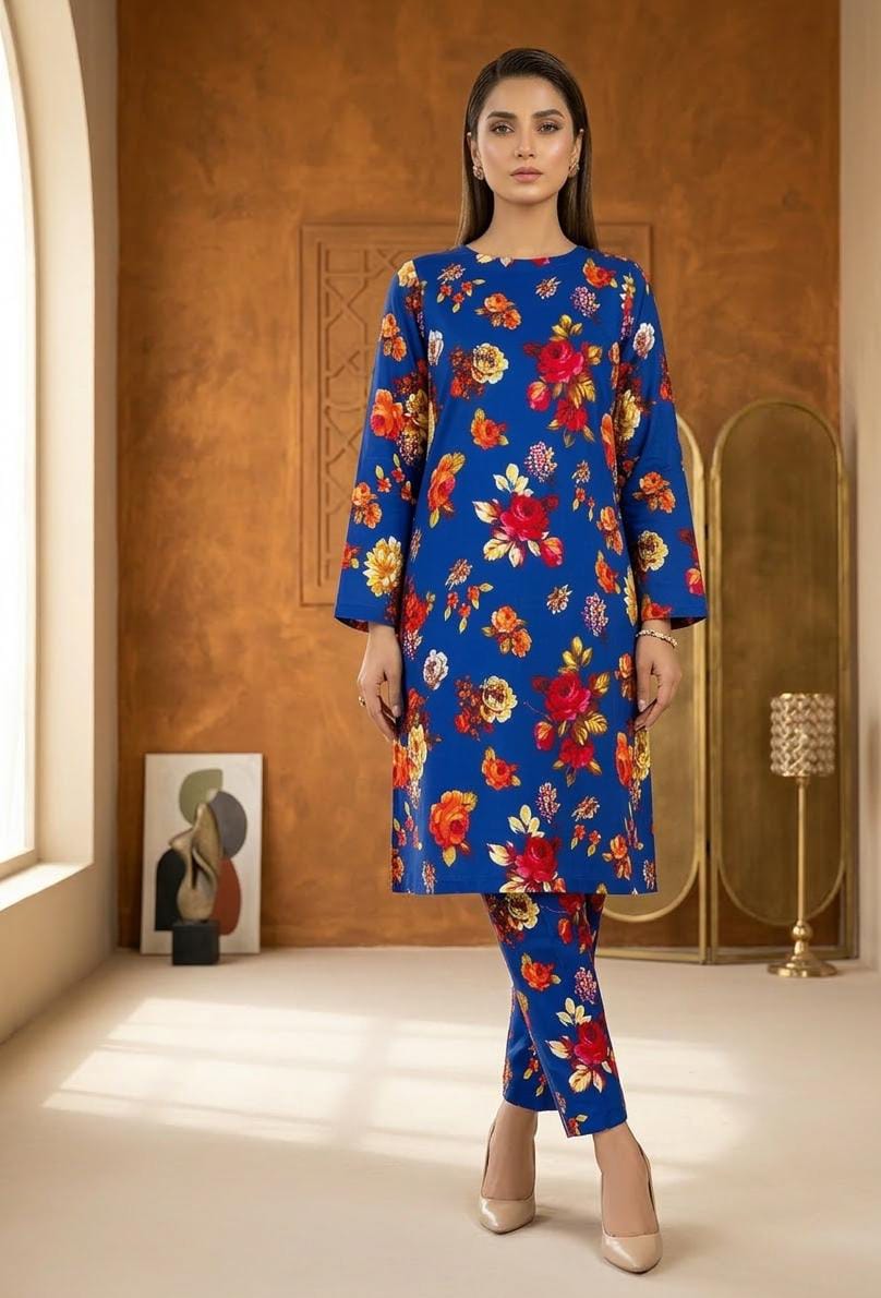 2 Pcs Ladies Suit  Des  176