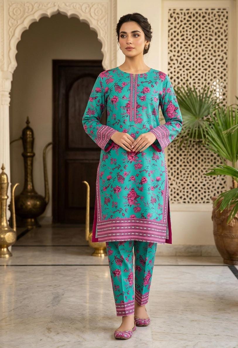 2 Pcs Ladies Suit  Des  177