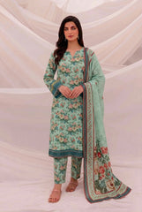 3 Pcs Lawn Unstitched Suit 507