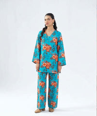 2 Pcs Ladies Suit  Des  07