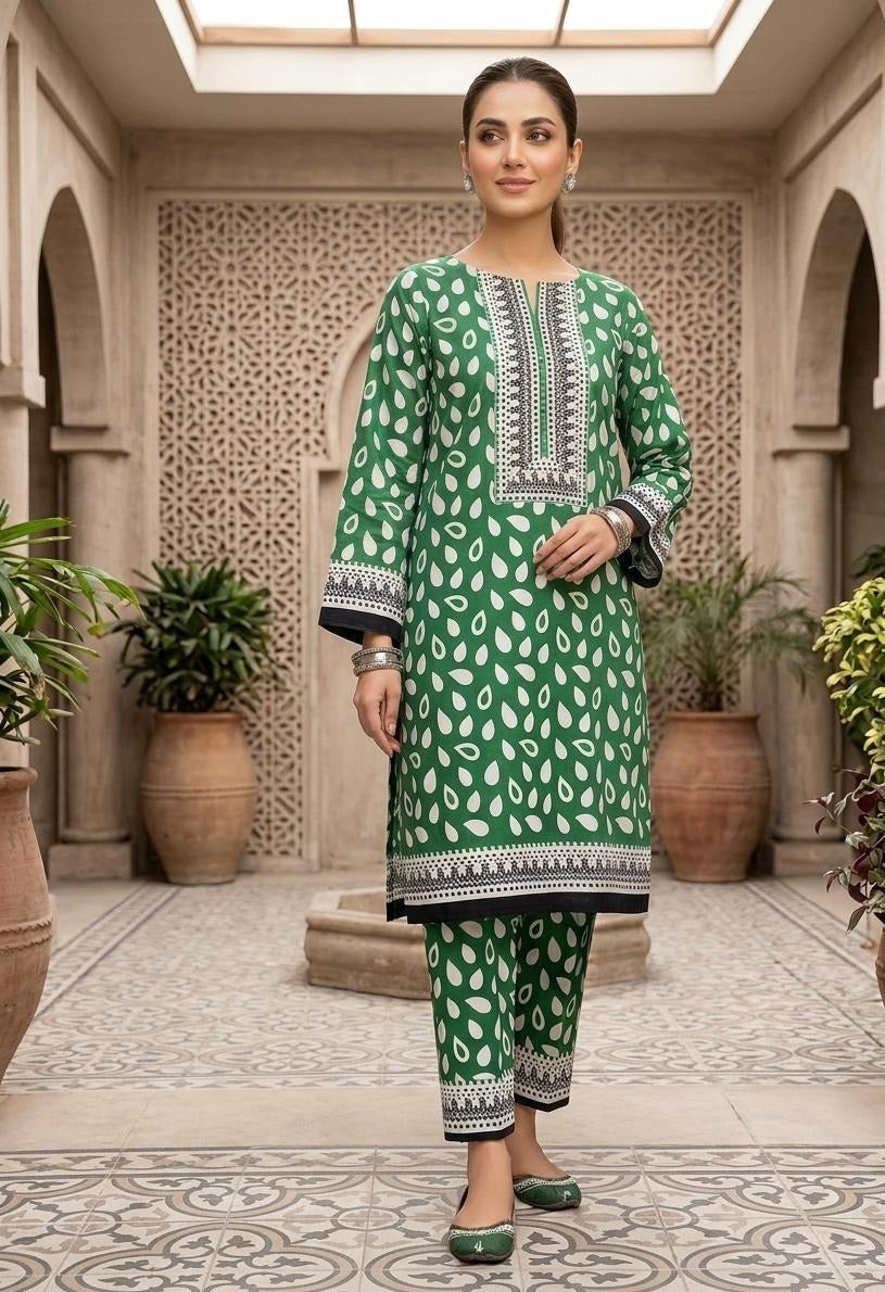 2 Pcs Ladies Suit  Des  181