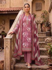3 Pcs Lawn Unstitched Suit 586